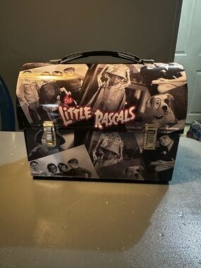 The Little Rascals Retro Metal Lunchbox - Black & White with Red Logo